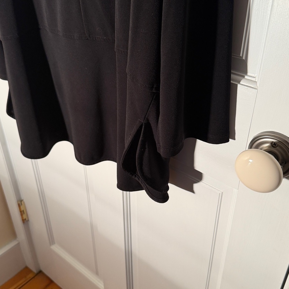 Ralph Lauren Tunic Top, Black Long Sleeve Women's - Picture 4 of 7